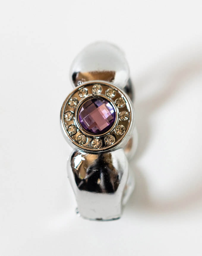 צמיד יהלום - כסף+לילה