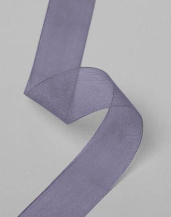 אורגנזה חלק - סגול מעושן