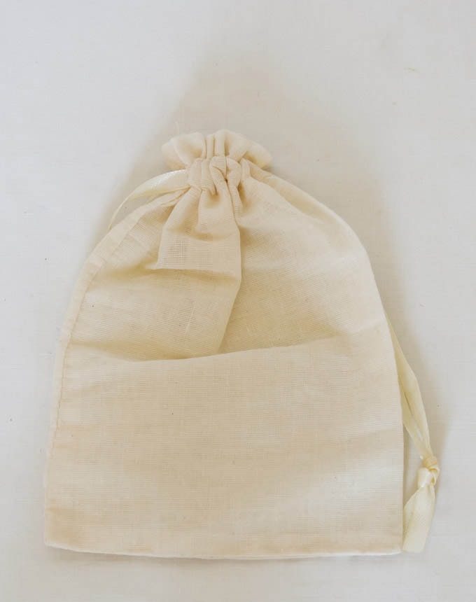 שקיות כותנה חלקות - גולמי