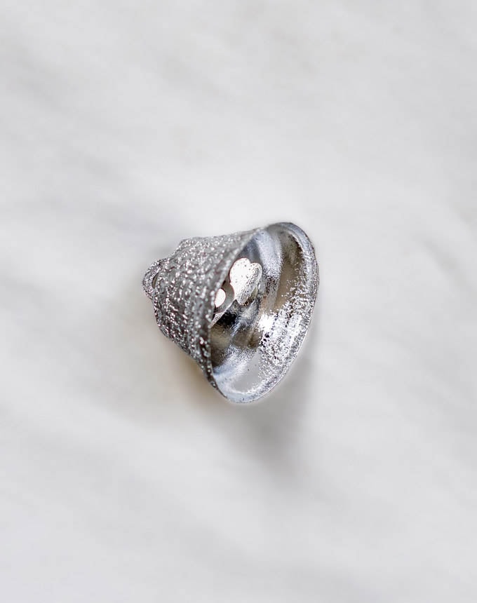 פעמון אלומיניום - כסף