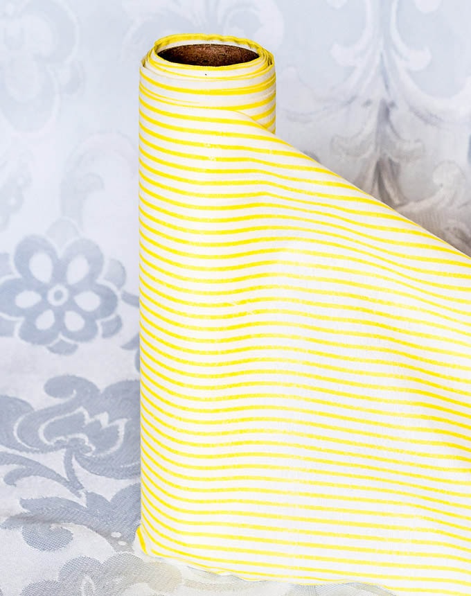 רנר פסים עבים - צהוב