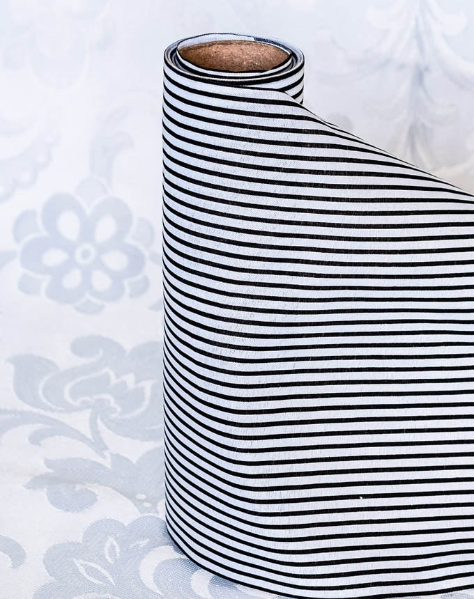 רנר פסים עבים - שחור