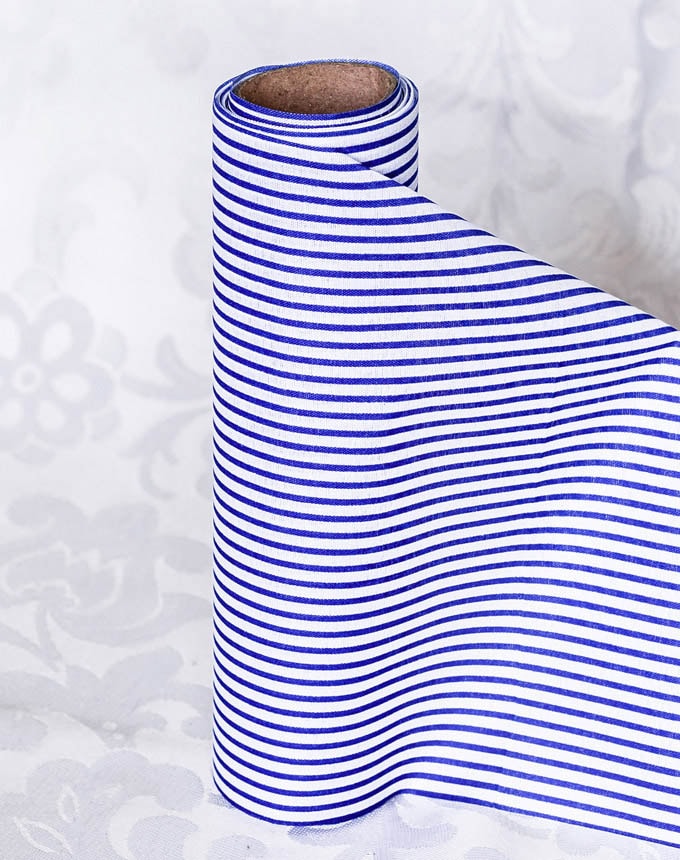 רנר פסים עבים - כחול כהה