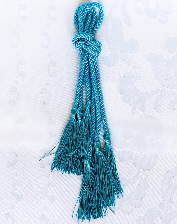 גדילים עבים - תכלת כהה