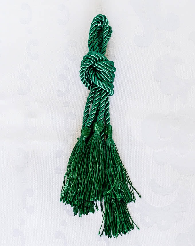 גדילים עבים - ירוק בקבוק