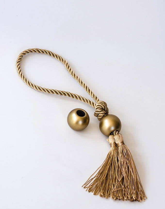 חרוז השחלה חור רחב - זהב