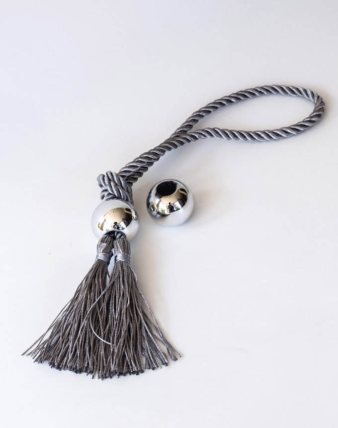 חרוז השחלה חור רחב - כסף