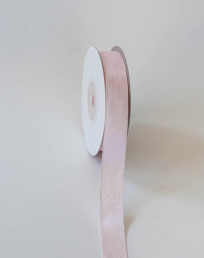 סטן מודפס מעוין - ורוד בייבי