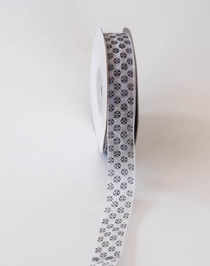 אורגנזה מוטיב סימטרי - פרחים