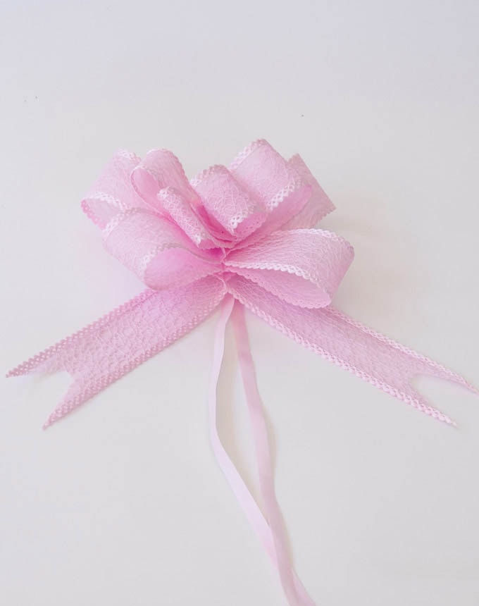 פפיון משיכה סרט קוקוס - ורוד בייבי