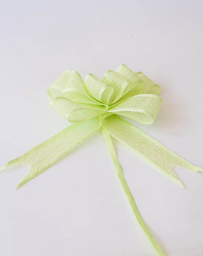 פפיון משיכה סרט קוקוס - ירוק תפוח