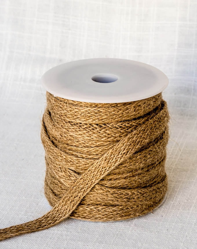 סרט יוטה טבעי 12 מ"מ - טבעי