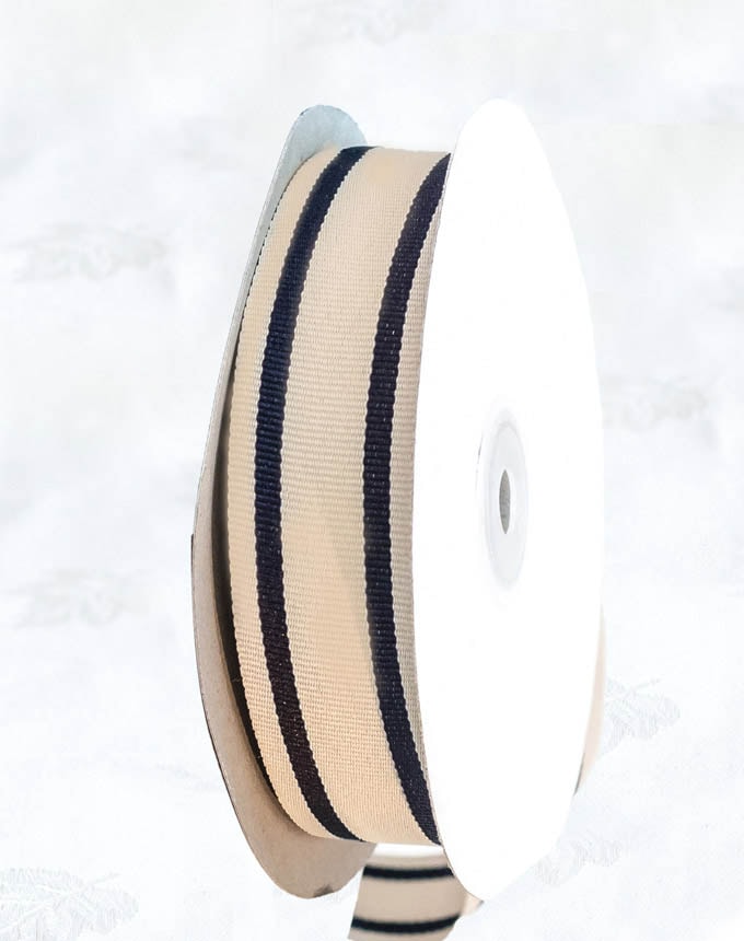 ריבס פסים 30 מ״מ - קרם+כחול