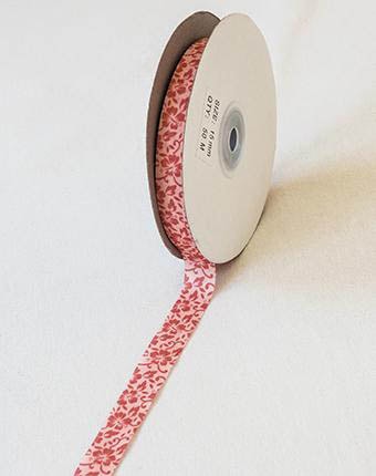 סרט פרח צבע על צבע - ורוד