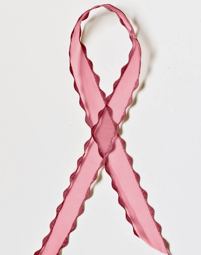 אורגנזה זיג זג - בורדו