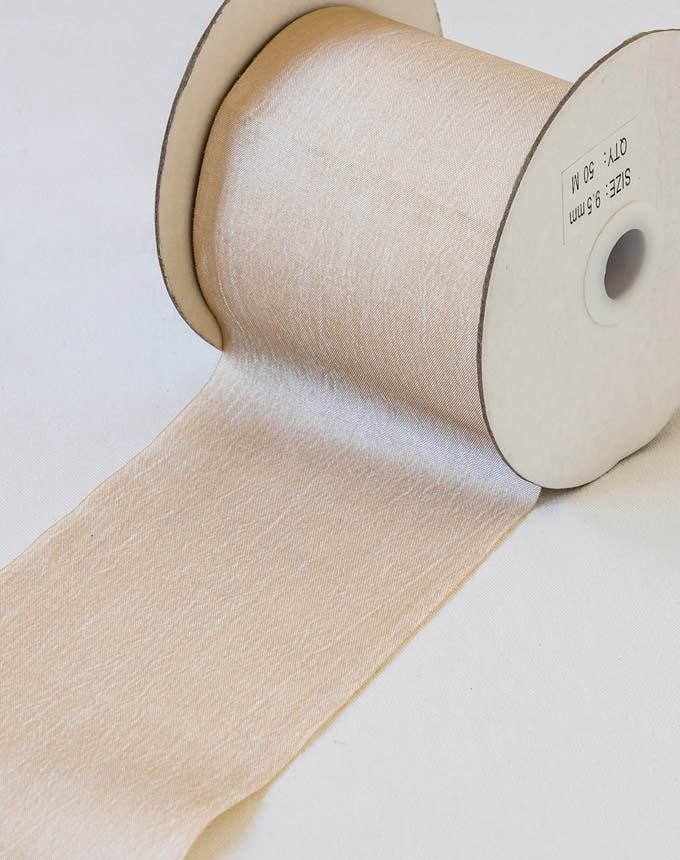 סטן משי פראי - קרם כהה