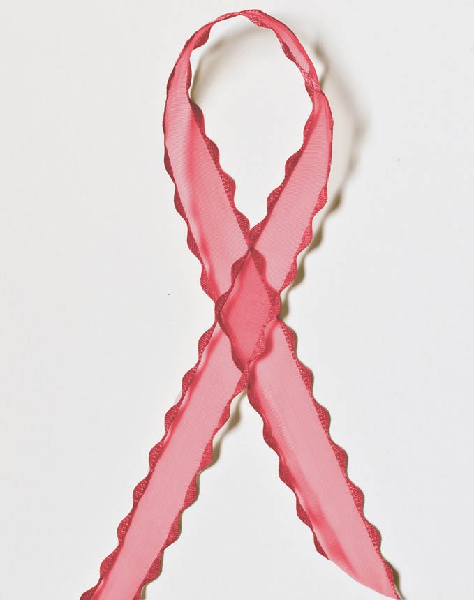 אורגנזה זיג זג - אדום