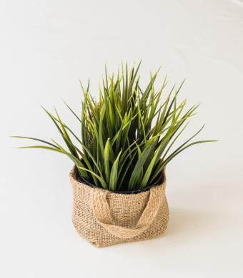 סט קריסטמס טיבעי - סלסלת יוטה קטנה 3יח