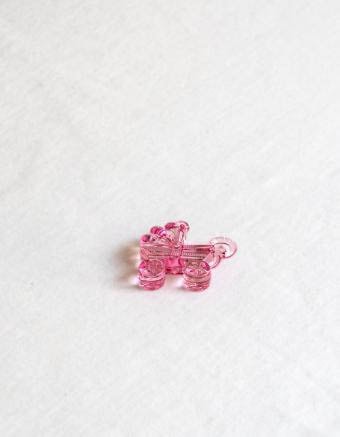 סט ורוד - עגלת תינוק 12 יח