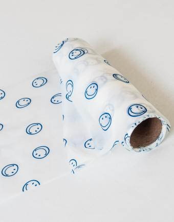 סט תכלת - רנר סמיילי כחול 20 ס"מ 5 מ'