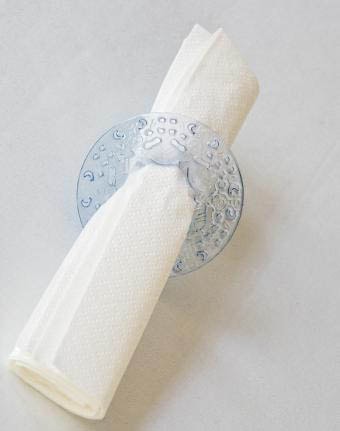 סט תכלת - חבק תחרה 12 יח