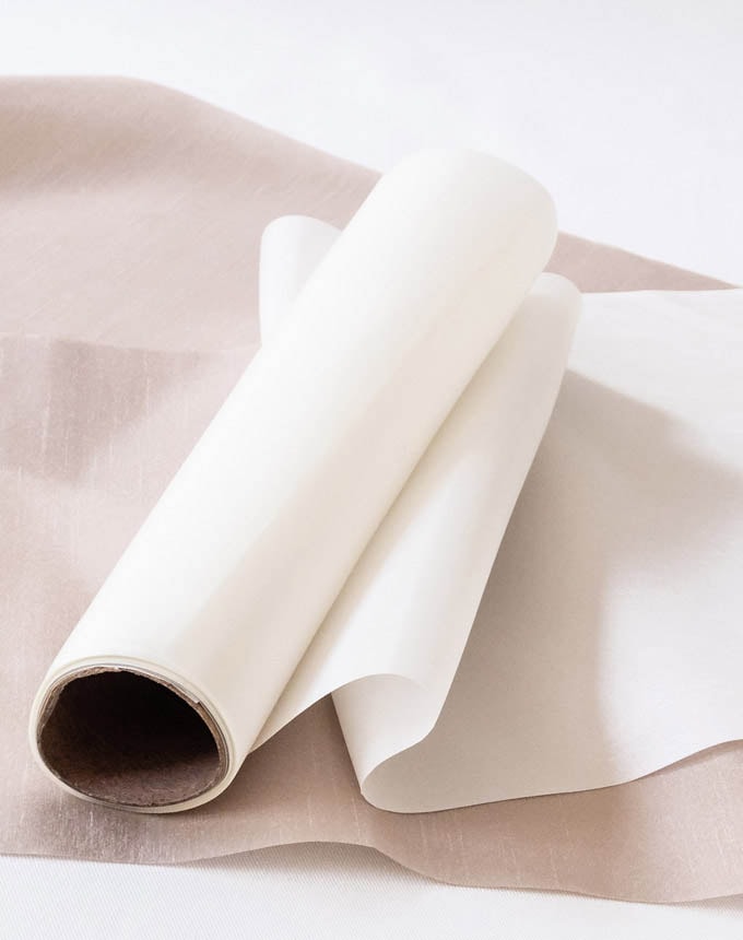 רנר משי פראי - לבן