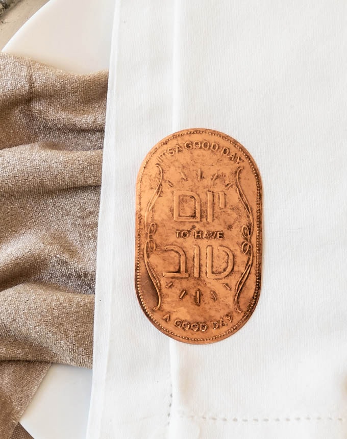 חבק קליפס GOOD DAY - נחושת