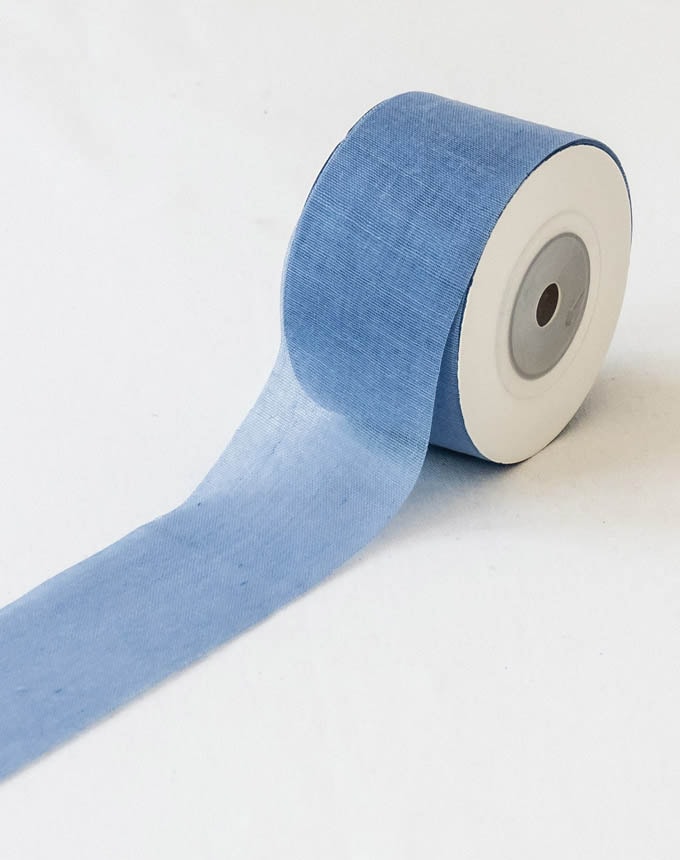 סרט כותנה שויצרית - תכלת