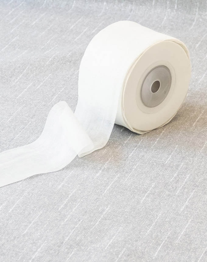 סרט כותנה שויצרית - לבן שבור