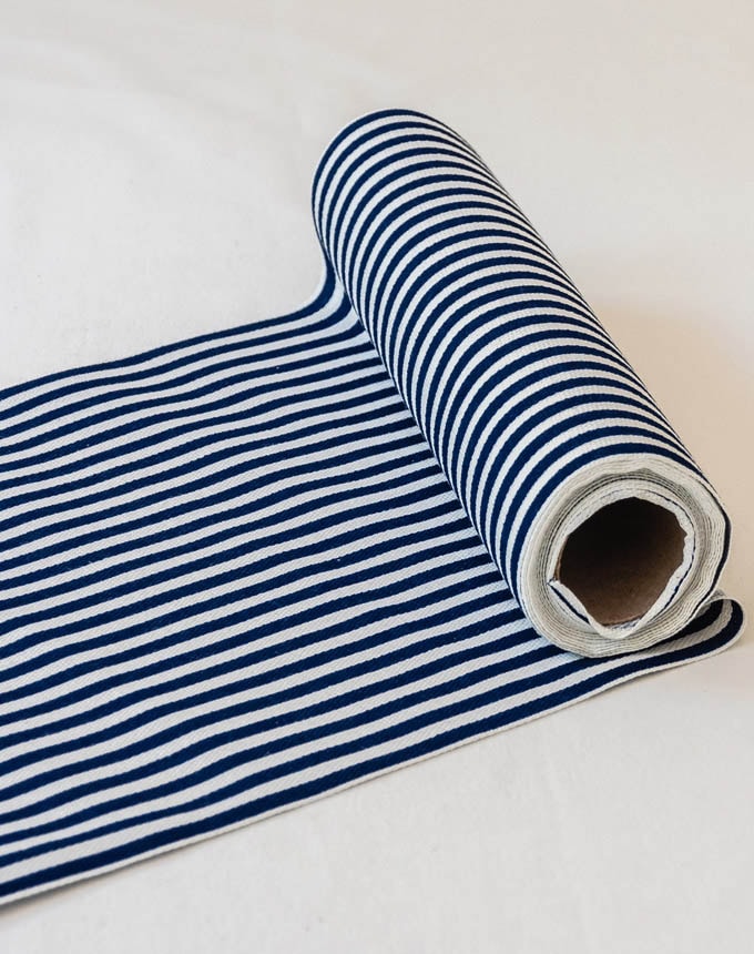 רנר קנווס פסים - כחול כהה