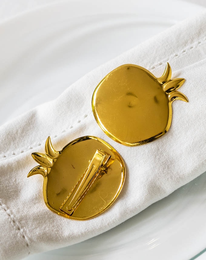 חבק קליפס רימון - זהב