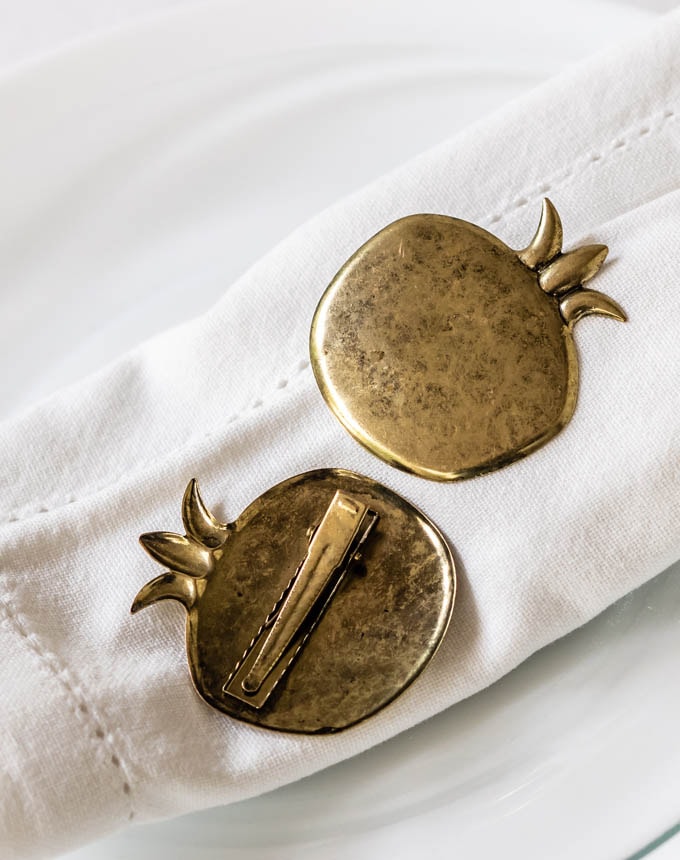 חבק קליפס רימון - נחושת