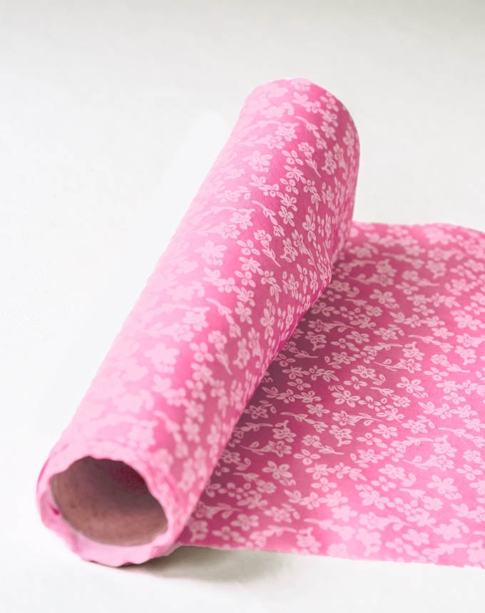 רנר פרחים בנדנה - ורוד