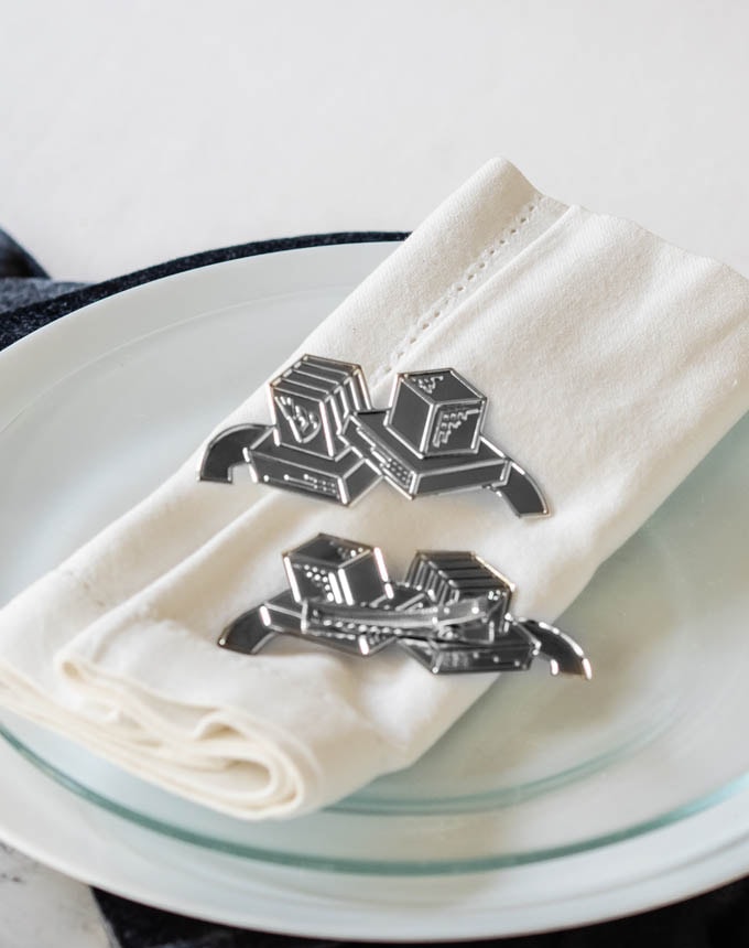 חבק קליפס תפילין - כסף