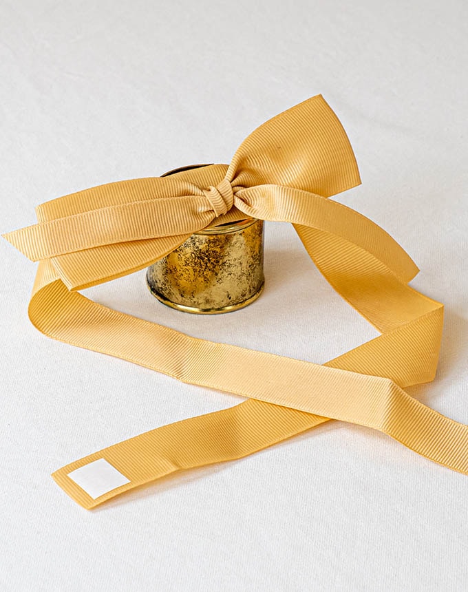 פפיון ריבס מוכן לאריזה - זהב