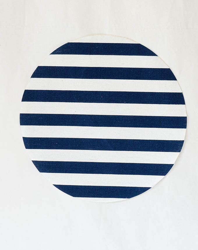 רנר/פלייס מייטס קנווס פסים - פסים כחול לבן