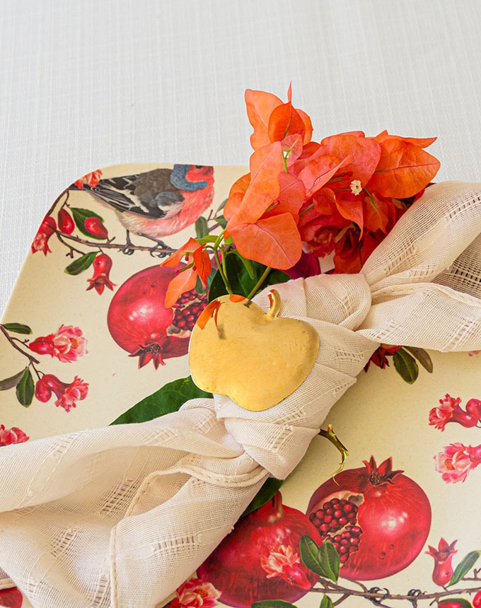 חבק קליפס תפוח - זהב ורוד