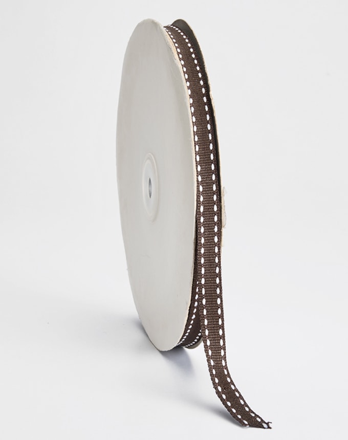 תפר כפול - חום כהה