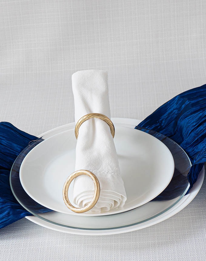 טבעת רקועה מטלי - זהב מט