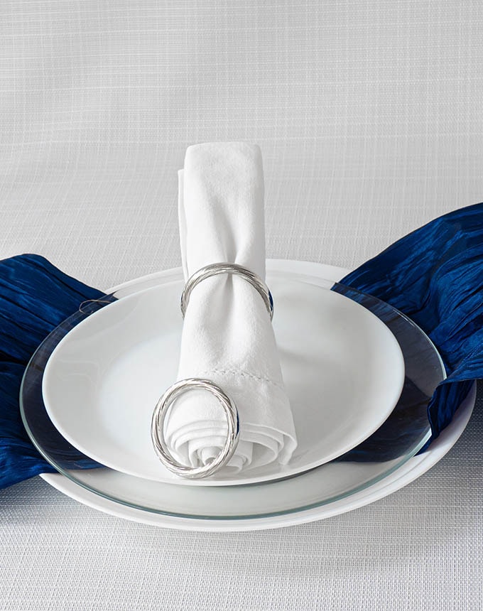 טבעת רקועה מטלי - כסף מבריק