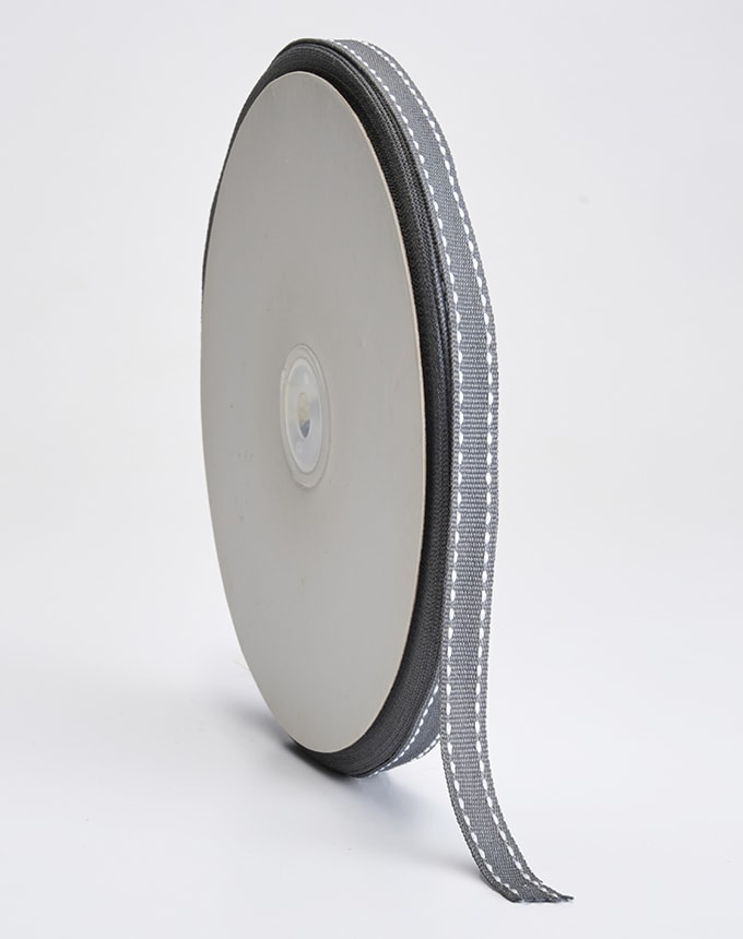 תפר כפול - אפור כהה