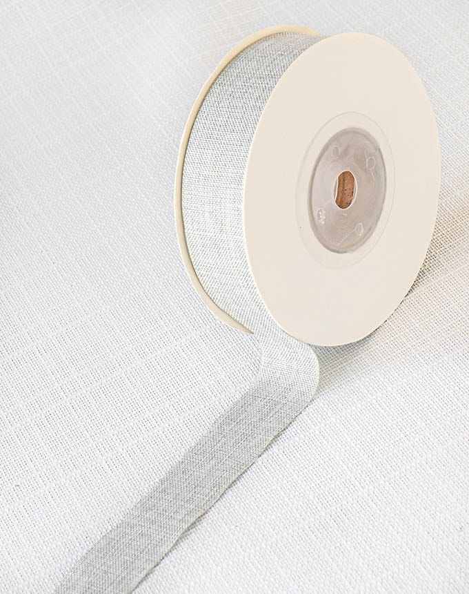 סרט פשתן - אפור בהיר