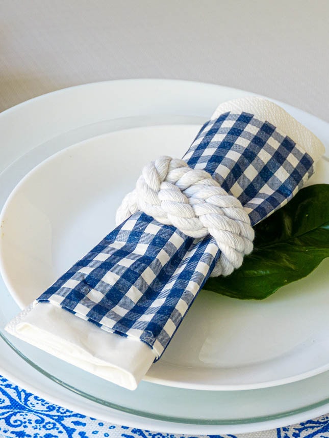 חבק קשר שטוח כותנה - לבן