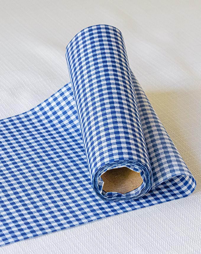 רנר משבצת - כחול