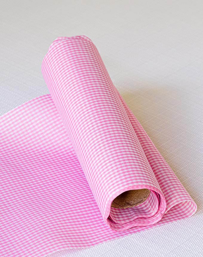 רנר משבצת - ורוד