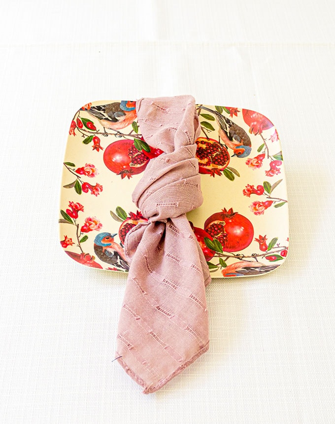 מפיות טטרה מעוטר - ורוד עתיק