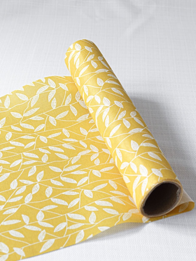 רנר כותנה עלים - צהוב