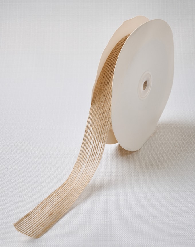 סרט יוטה ארוג - טיבעי 