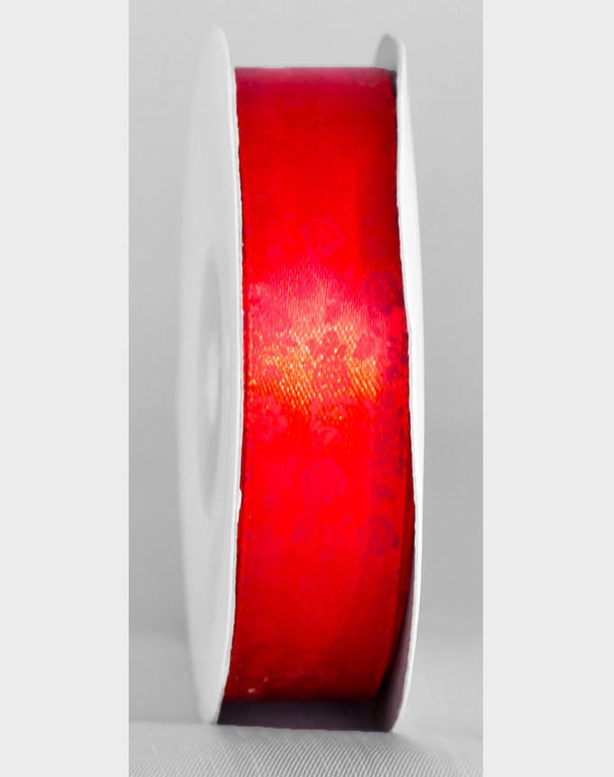 סטן פרחים - אדום+אדום