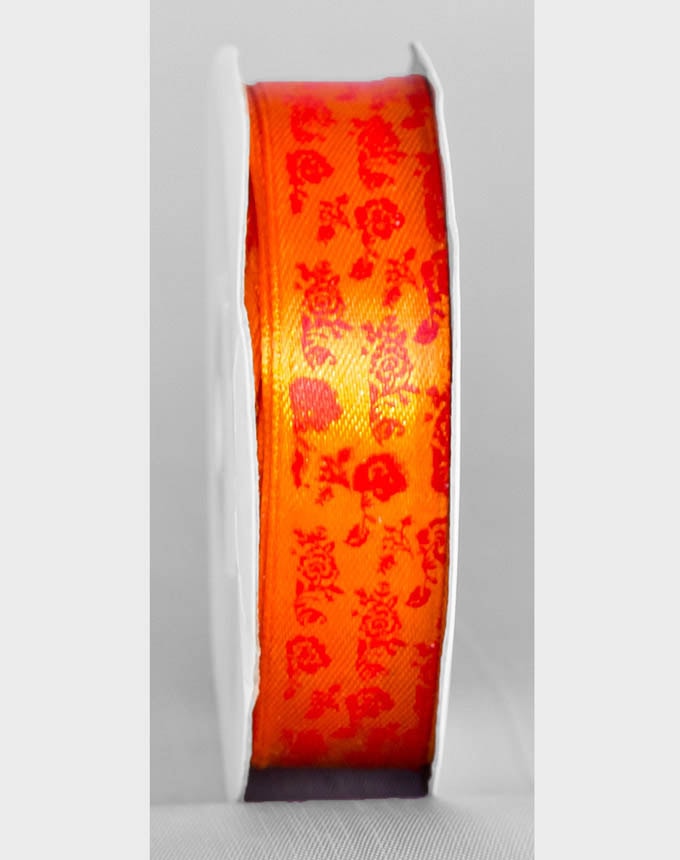 סטן פרחים - כתום+אדום